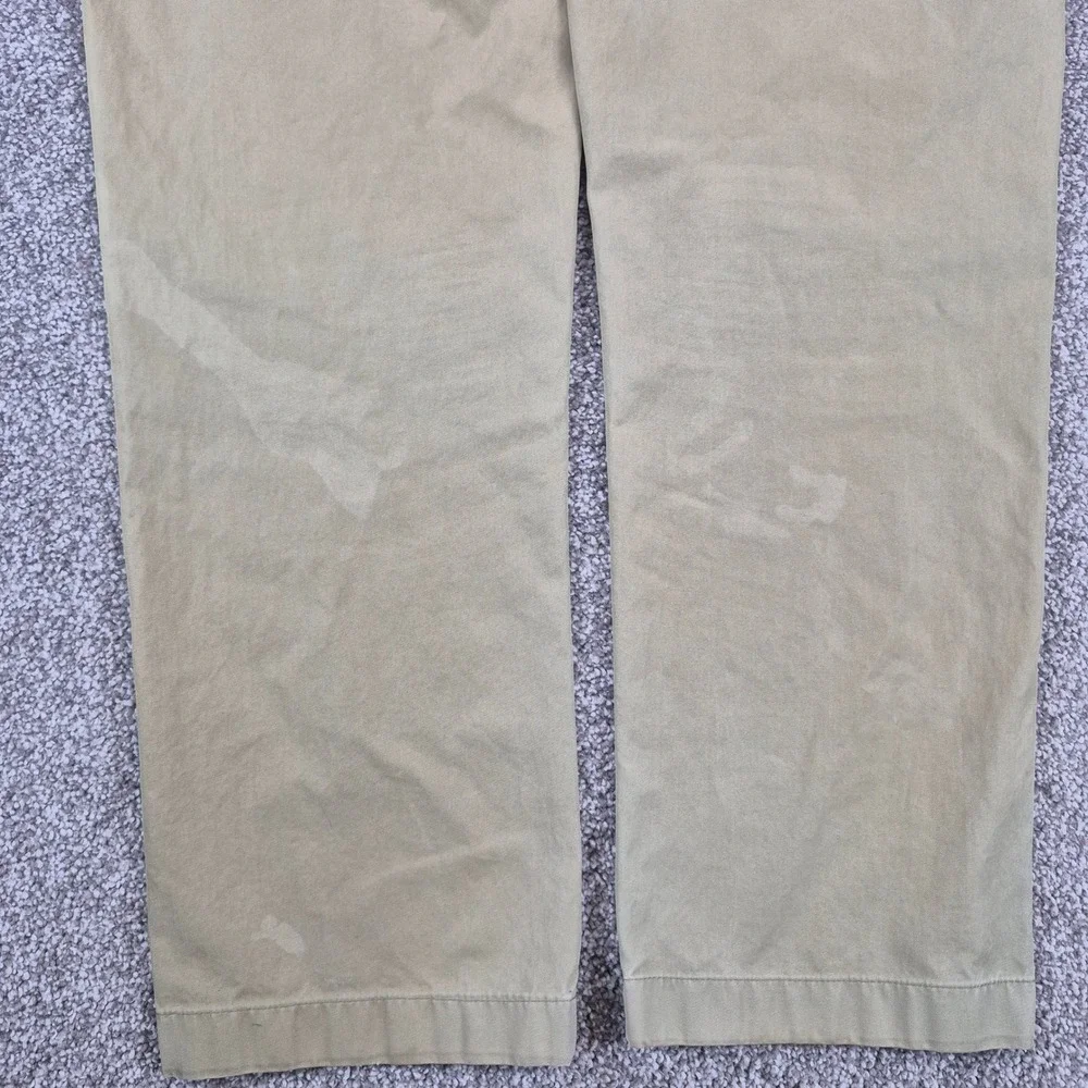 Sid Mashburn Chino Pants Mens 34 Tan Khaki Cotton Twill Straight Leg Trousers - Picture 9 of 10